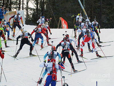 Designs Similar to Biathlon Worldcup start phase