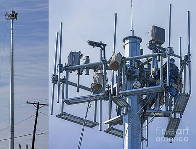 Designs Similar to Cell Tower Workers by D Wallace