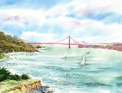 Golden Gate Bridge From Sausalito Art