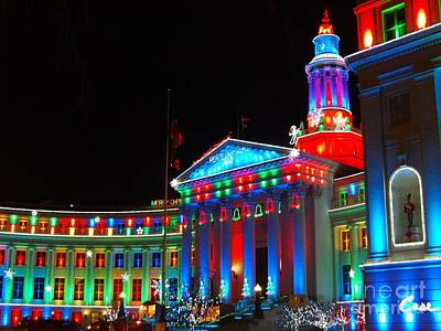 Holiday Lights 2012 Denver City And County Building Art
