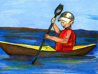 Kayaking Drawings