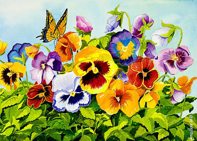 Designs Similar to Pansies with Butterfly