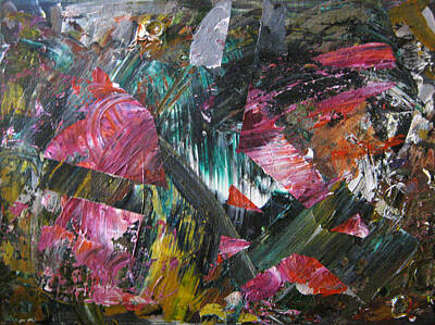  Painting - Pink Rock Tidal Wave by Whitney Wiedner