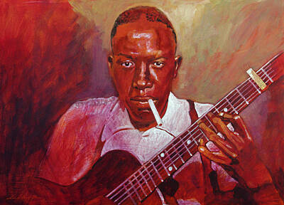 Delta Blues Musician Art Prints