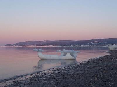  Photograph - Viking Ship going out to Sea by DanByTheSea Comeau