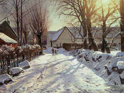 Designs Similar to The Road Home by Peder Monsted