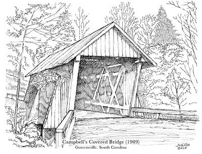 Campbell's Covered Bridge Art Prints