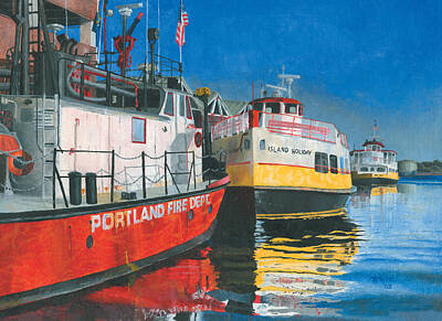 Fireboat Paintings