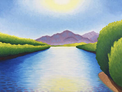  Painting - Lower Salt River by Robert J Diercksmeier