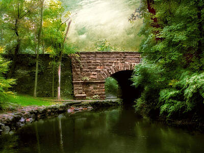 Old Countrybridge Green Digital Art