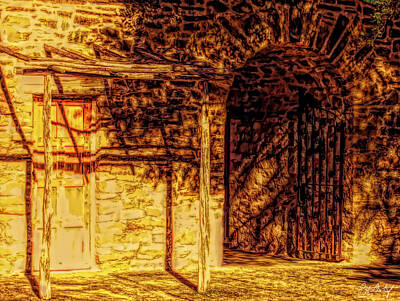 San Antonio Digital Art Original Artwork