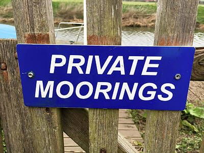 Designs Similar to Private moorings sign