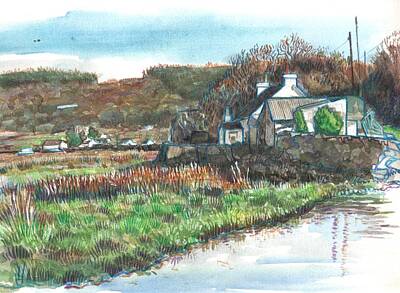  Painting - Red Wharf Bay by Robert Spittlehouse