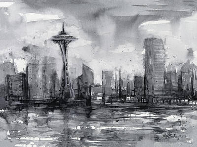 Downtown Seattle Paintings