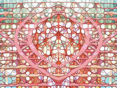  Digital Art - Trust Truss Abstract by Mary Clanahan