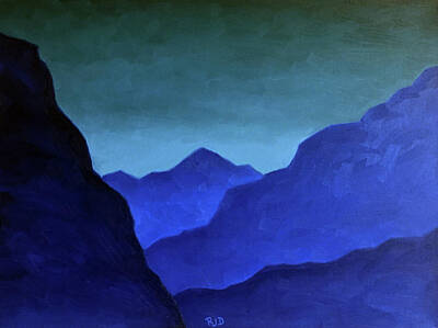  Painting - Turquoise Tranquility by Robert J Diercksmeier