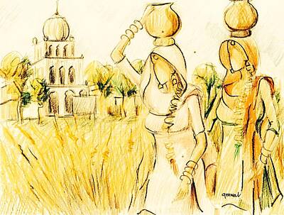 Punjabi bhangra dancer in harvest festival Lohari vector illustration  5185982 Vector Art at Vecteezy