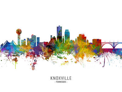 Designs Similar to Knoxville Tennessee Skyline #9