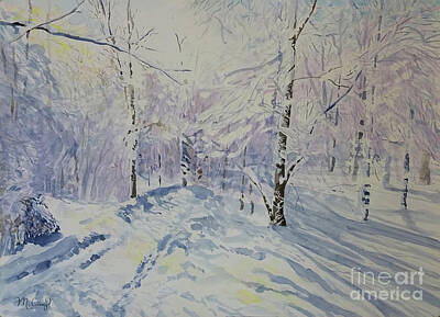  Painting - Gossamer Snow by Michelle Curry