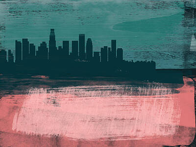 Los Angeles Skyline Mixed Media