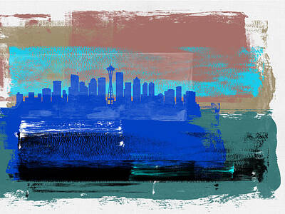 Designs Similar to Seattle Abstract Skyline II