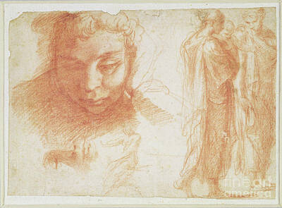 Caravaggio Drawings Art Prints