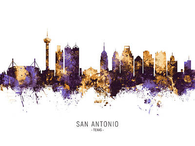 Designs Similar to San Antonio Texas Skyline #15