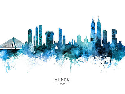 Mumbai Skyline Art Prints - Fine Art America