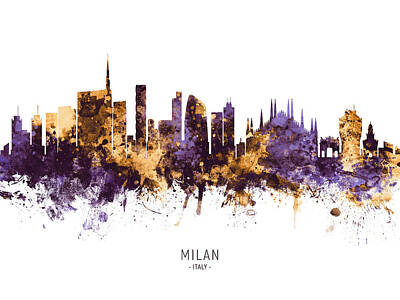 Designs Similar to Milan Italy Skyline #9