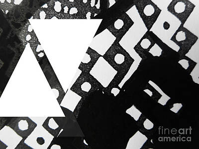  Painting - Black and White Painting-12 by Katerina Stamatelos