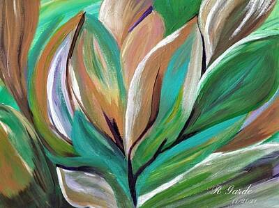  Painting - Green Earth by Rosalie Garde