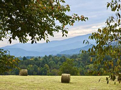  Photograph - Hay-Time in the Mountains by Kathy Ozzard Chism
