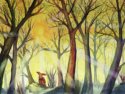  Painting - Morning Hare by Neringa Barmute