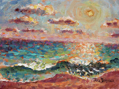  Painting - Ocean by Lisa Blackshear