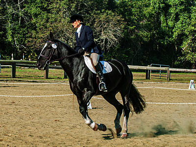  Photograph - Rider in a horse show by Louis Dallara