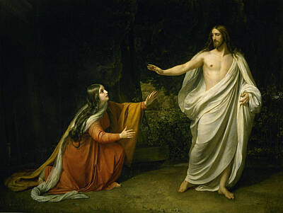  Painting - The Appearance of Christ to Mary Magdalene by Alexander Ivanov
