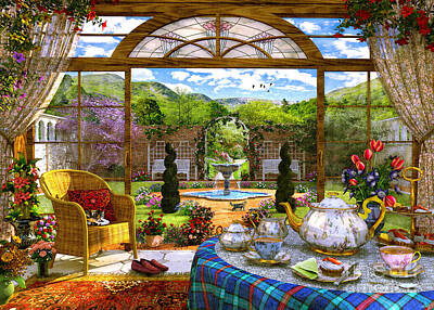  Digital Art - The Conservatory by MGL Meiklejohn Graphics Licensing