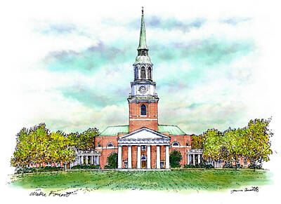 Wake Forest University Drawings