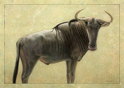 Wildebeest Original Artwork