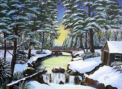  Painting - Winter by Gary 'TAS' Thomas