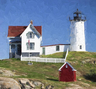 Maine Lighthouses Art Prints