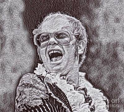 Sir Elton John Drawings