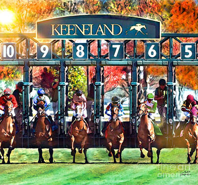 Keeneland Digital Art Prints