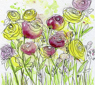  Painting - Spring Flowers 2 by Beth Taylor