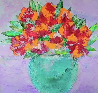  Painting - Summer Bouquet by Rose Cofield