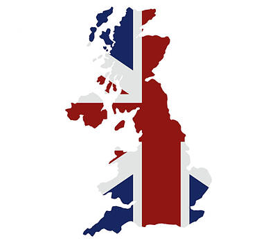 Designs Similar to Great Britain Map With Flag