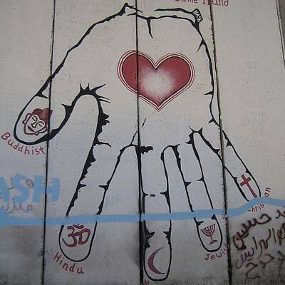 Designs Similar to Banksy Style Hand Of Peace