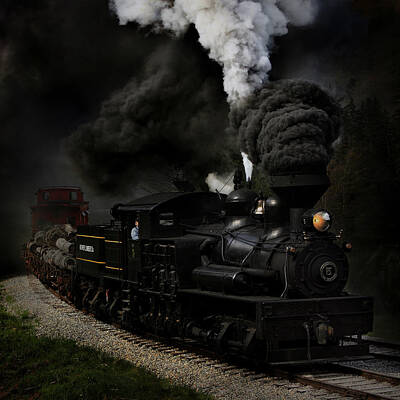 Steam Train Art Prints