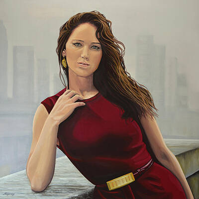 Jennifer Lawrence Paintings