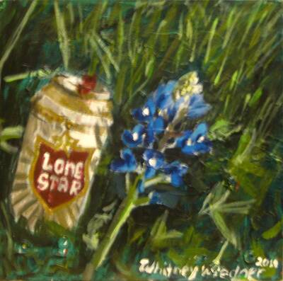  Painting - Lone Star Blue by Whitney Wiedner